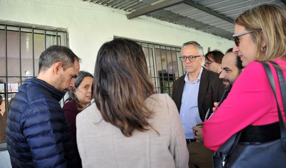 Recorrida de autoridades del ministerio por Centro de Cuidados en Las Piedras, Canelones Recorrida de autoridades del ministerio por Centro de Cuidados en Las Piedras, Canelones
