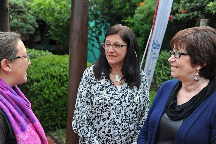 Ministra de Desarrollo Social Marina Arismendi junto a Serrana Rubini, directora departamental de Mides Flores Ministra de Desarrollo Social Marina Arismendi junto a Serrana Rubini, directora departamental de Mides Flores