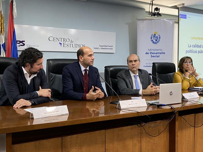 Gonzalo Baroni, Martín Lema, Pablo Abdala y Olga de las Heras