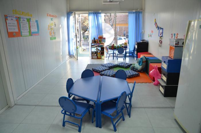 Sala rinconcito de luz, espacio de cuidados para hijos de estudiantes