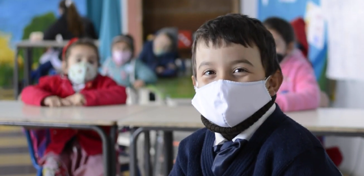 Fotograma seleccionado del audiovisual sobre las actividades de sensibilización en escuelas rurales