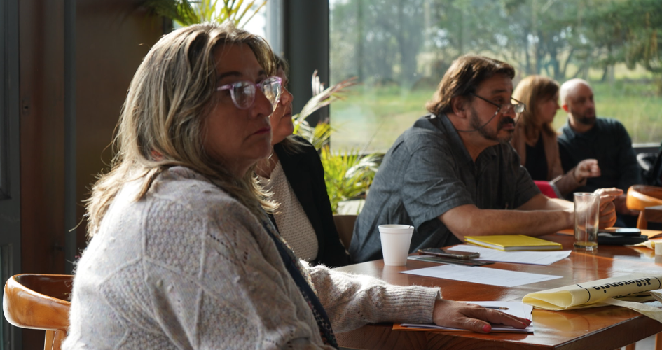 Alejandra Rivero durante el encuentro nacional de Cecoed