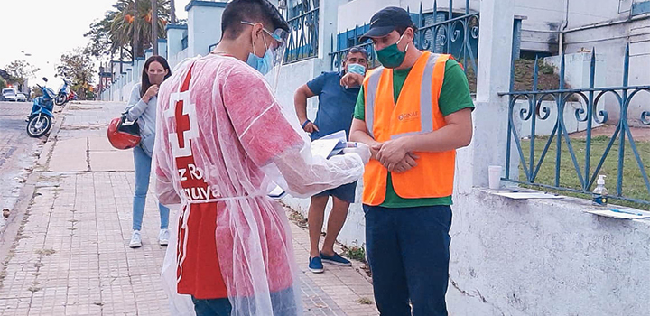 Imagen tomada del Twitter oficial de Cruz Roja Uruguaya