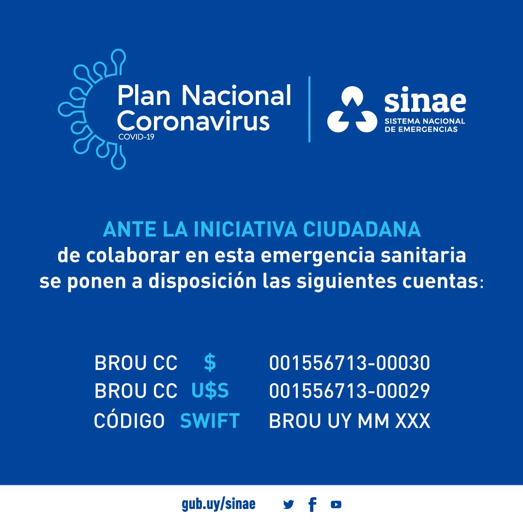 Cuentas para recibir donaciones