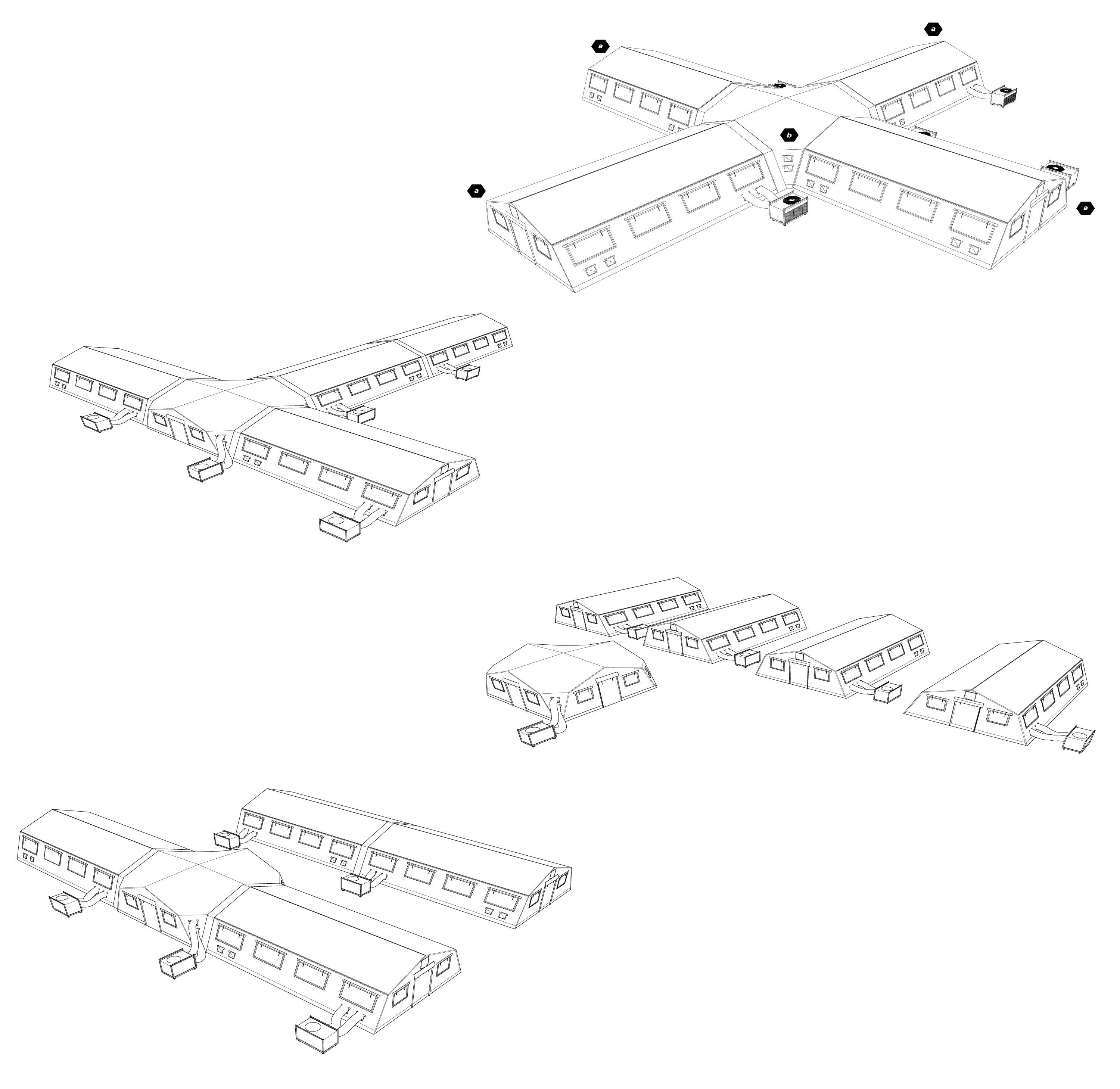 configuraciones del Hospital de campaña