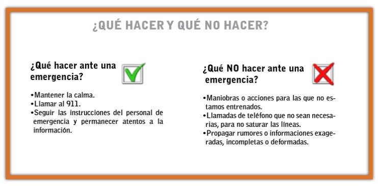 Que hacer ante una situación de emergencia