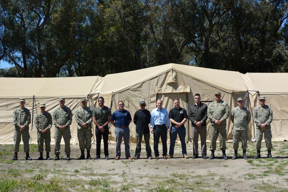 capacitación para el armado y mantenimiento del hospital de campaña desmontable del Sinae capacitación para el armado y mantenimiento del hospital de campaña desmontable del Sinae