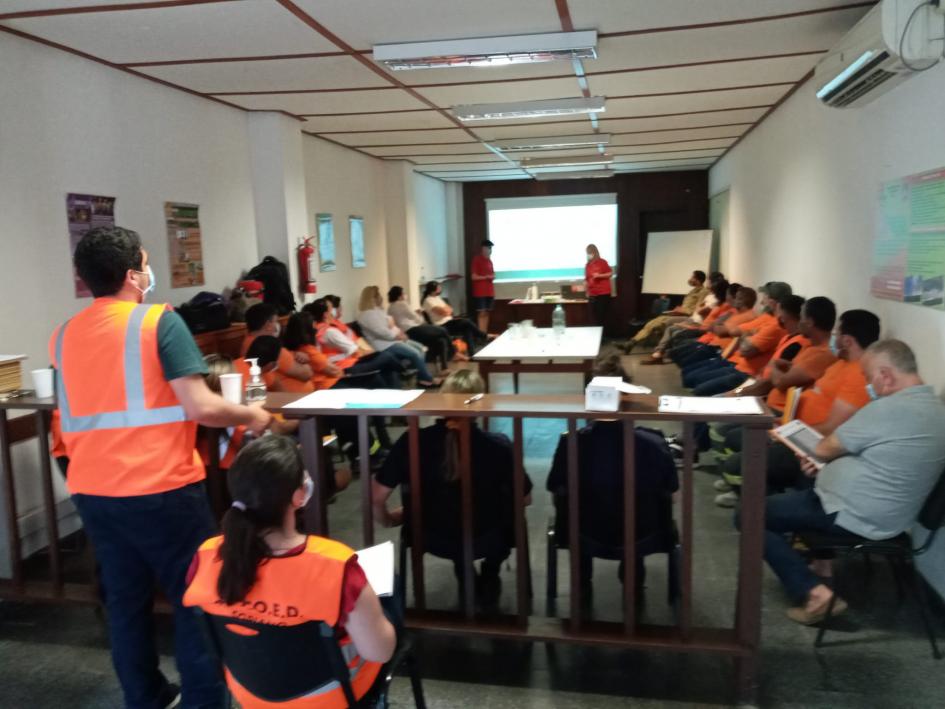 Cecoed dictó el taller de Formación de Administradores de Centro de Evacuados