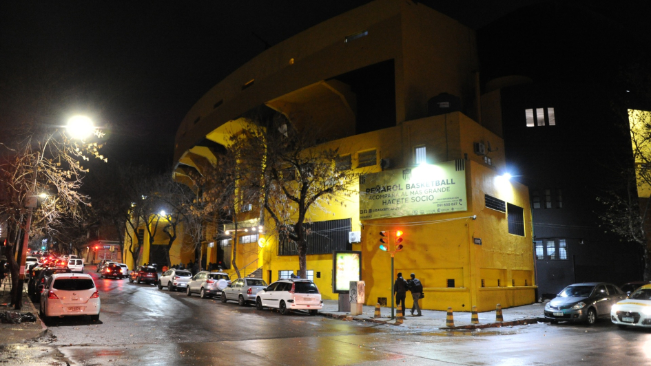 Foto: Sinae / Centro de Evacuación instalado en el Palacio Peñarol 