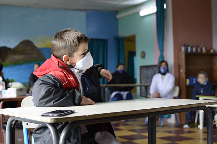 Proceso de sensibilización en escuelas rurales