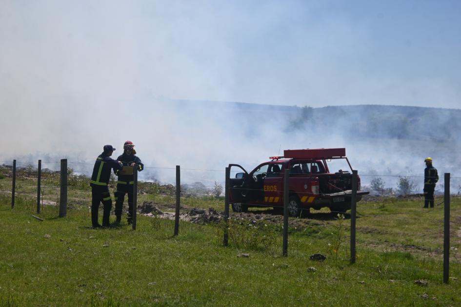 Simulacro de incendio en Orgoroso, Paysandú. Simulacro de incendio en Orgoroso, Paysandú.