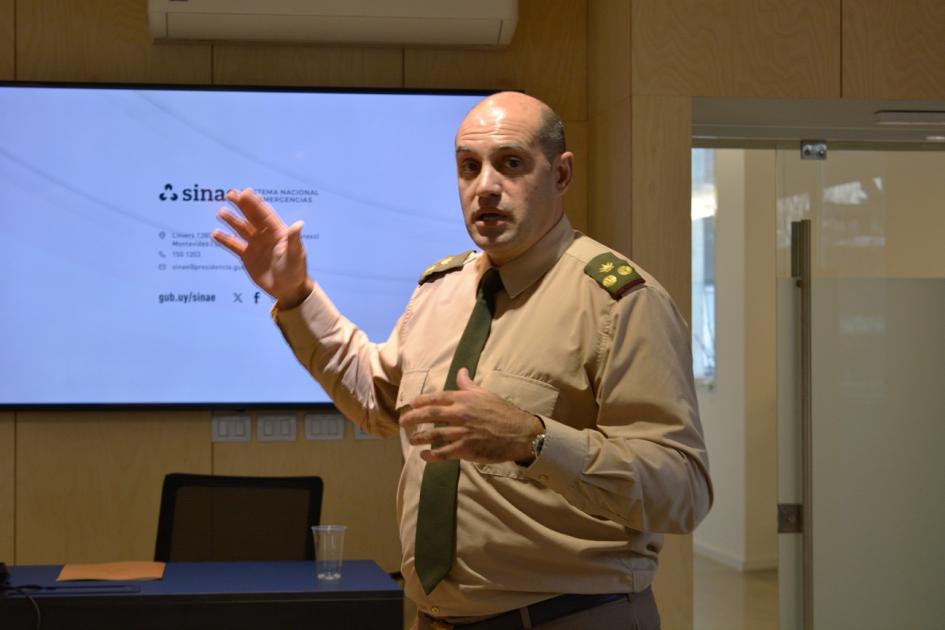 Nicolás González, subdirector operativo y logístico de la Dirección Nacional de Emergencias (DNE) Nicolás González, subdirector operativo y logístico de la Dirección Nacional de Emergencias (DNE)