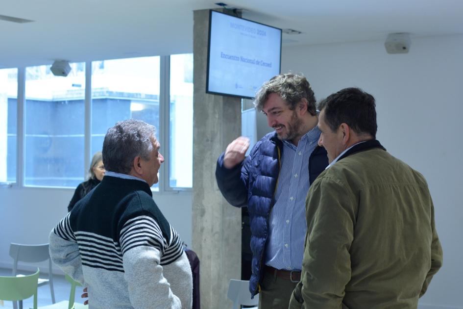 Jorge Cuello, Santiago Caramés y Adolfo Cuello en el encuentro nacional de Cecoed Jorge Cuello, Santiago Caramés y Adolfo Cuello en el encuentro nacional de Cecoed