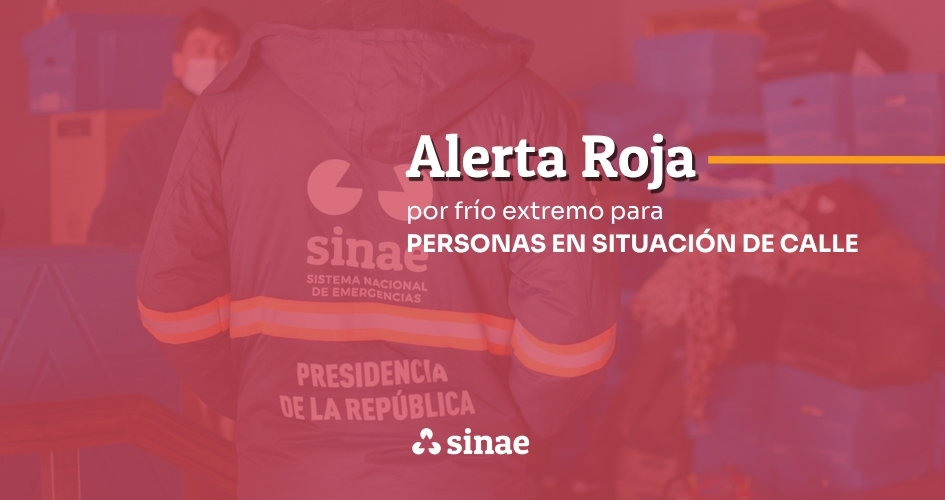 Alerta Roja por frío extremo para personas en situación de calle Alerta Roja por frío extremo para personas en situación de calle