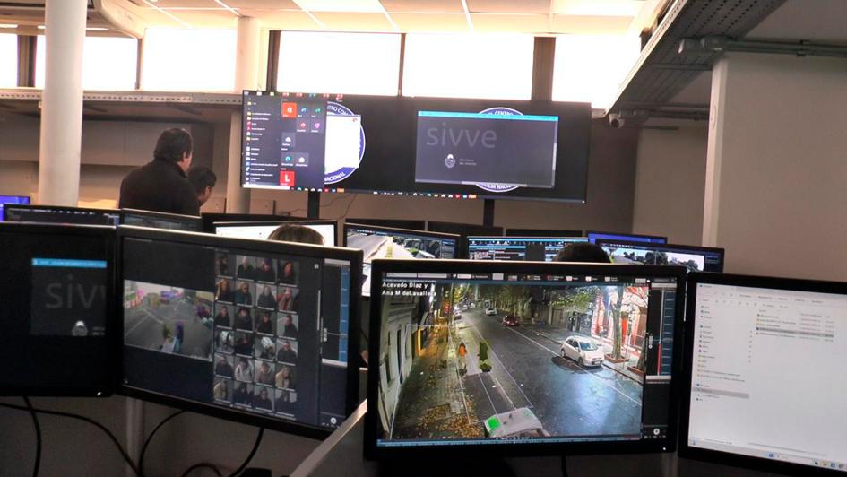 Presidencia: sistema de videovigilancia del CCU del Ministerio del Interior