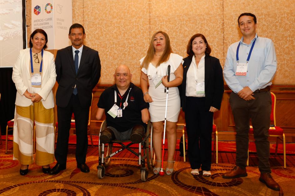 Participantes de la Evento Especial "Inclusión a Discapacidades"