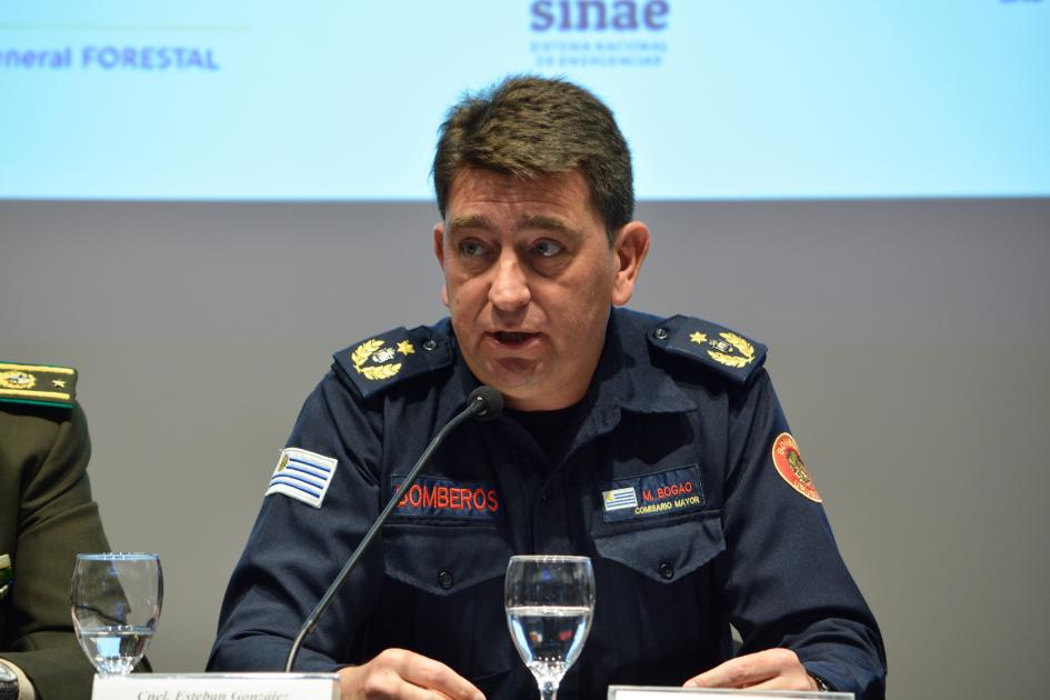 Comisario Mayor Martín Bogao (Dirección Nacional de Bomberos)