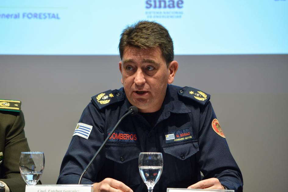 Comisario Mayor Martín Bogao (Dirección Nacional de Bomberos) Comisario Mayor Martín Bogao (Dirección Nacional de Bomberos)