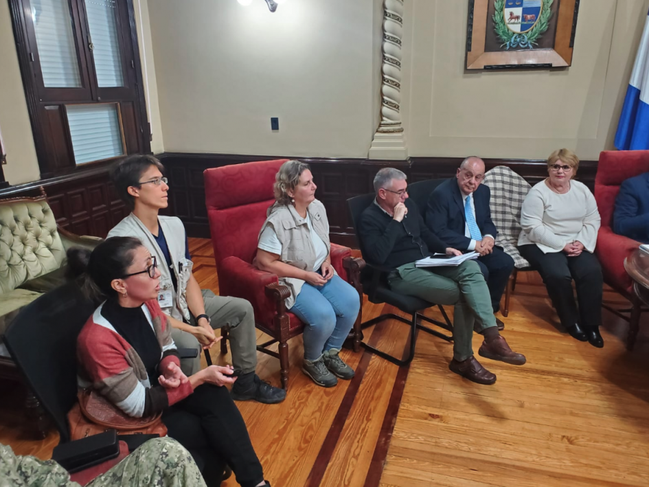 Reunión del Comité de Emergencias Departamental (CDE), convocada en la Intendencia de Paysandú Reunión del Comité de Emergencias Departamental (CDE), convocada en la Intendencia de Paysandú