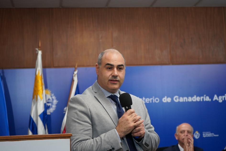 Vicepresidente del Instituto Uruguayo de Meteorología (Inumet), Sebastián Pintos