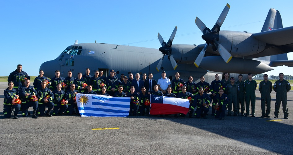 Misión de bomberos a Chile