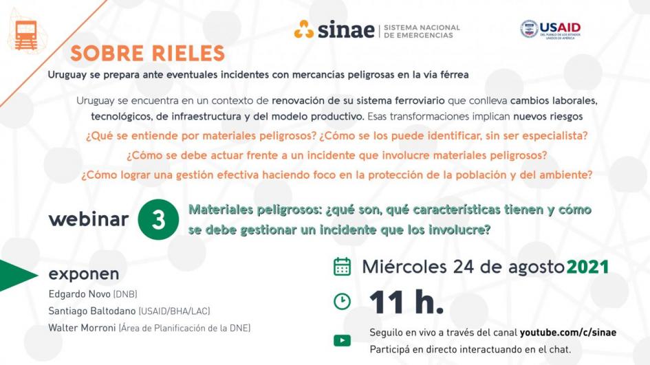 Información sobre el webinar