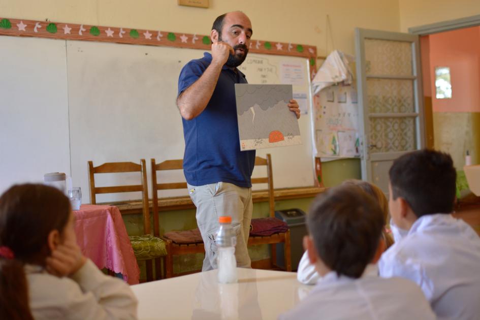 Taller de sensibilización sobre GIR en Escuela N° 86 (Paraje PASO MORLAN)