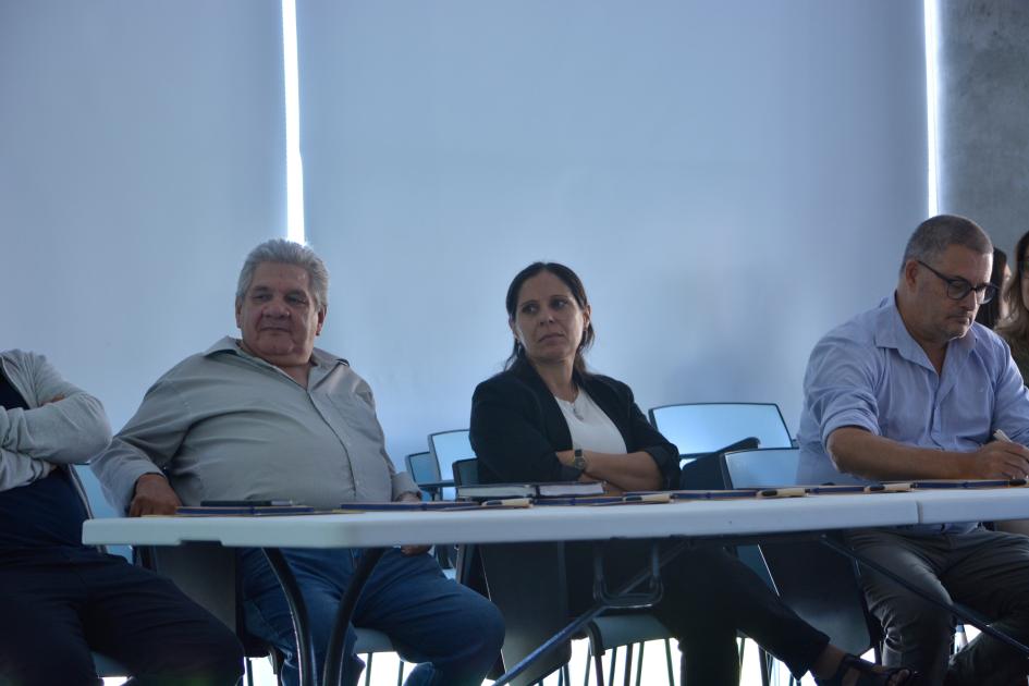 De izquierda a derecha: Jorge Cuello, Silvina Carro y Gerardo Sánchez De izquierda a derecha: Jorge Cuello, Silvina Carro y Gerardo Sánchez