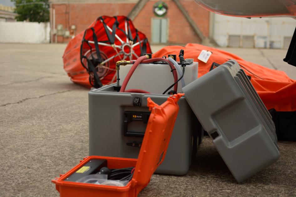 Equipos Bambi Bucket para el combate de incendios