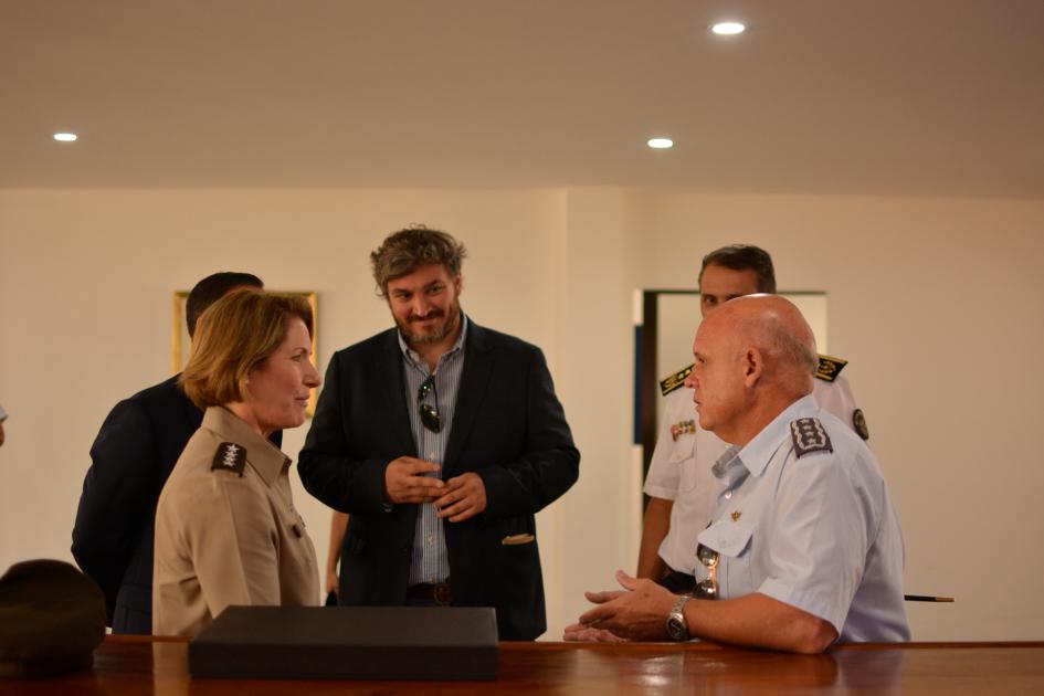 Gral. Laura Richardson, Santiago Caramés y Gral. del Aire Luis H. De León Gral. Laura Richardson, Santiago Caramés y Gral. del Aire Luis H. De León