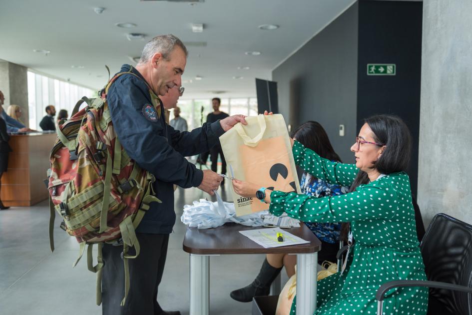 Recepción del evento