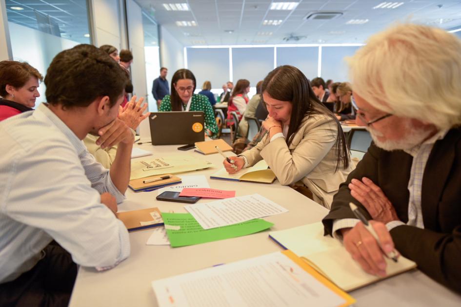 Actividades durante el taller vespertino