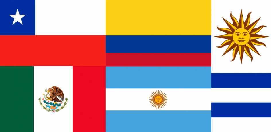 Banderas países participantes