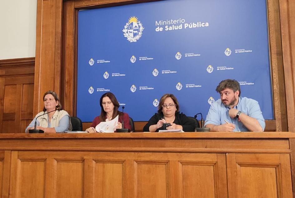 Conferencia de prensa en el MSP