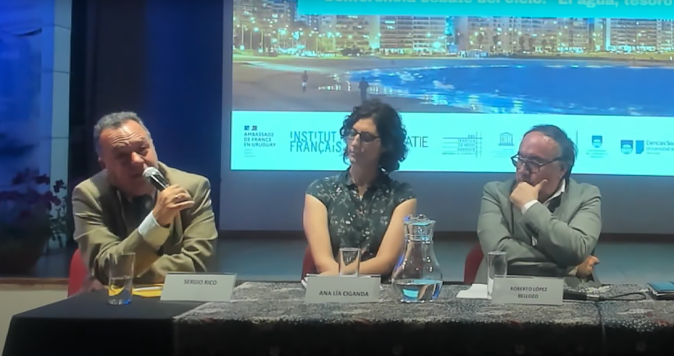 Sergio Rico, Director Nacional de Emergencias, participó del ciclo de conferencias sobre agua