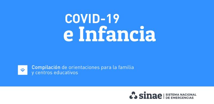 COVID19eInfancia orientaciones para la familia y centros educativos