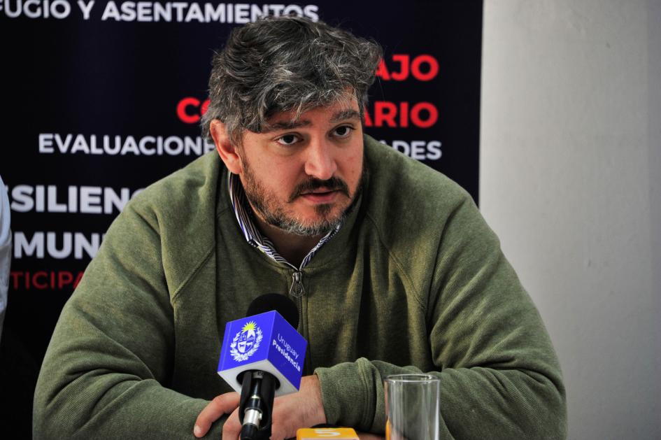 Santiago Caramés, director nacional de emergencias Santiago Caramés, director nacional de emergencias