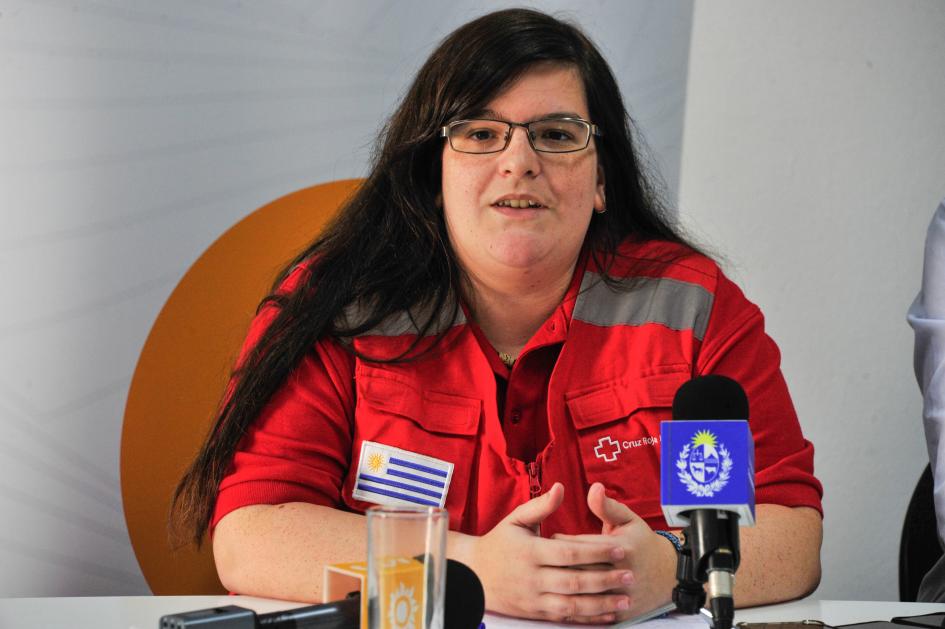 Paula Vairoletti, coordinadora nacional de gestión de riesgo de Cruz Roja