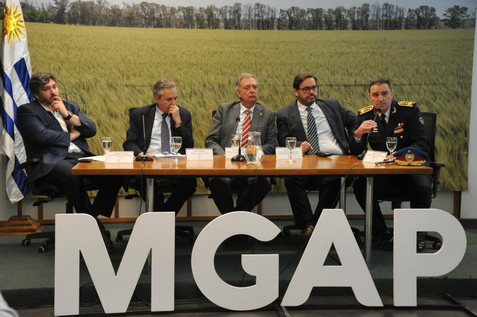 Santiago Caramés, Carlos Faroppa, Fernando Mattos, Juan Ignacio Buffa y Ricardo Riaño