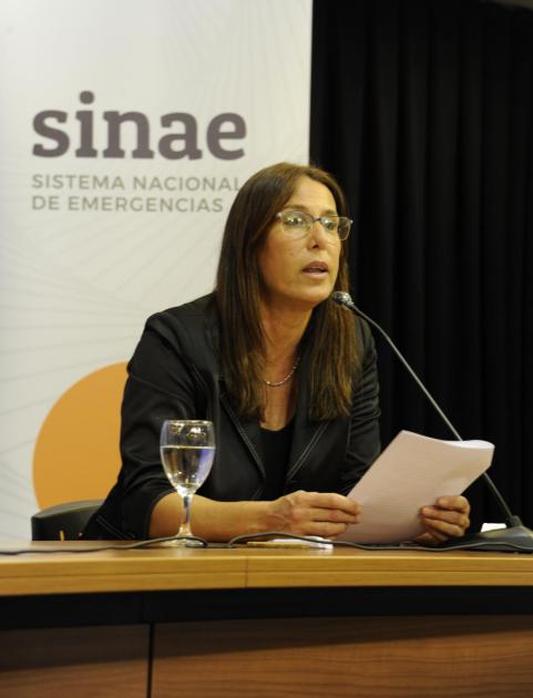 Presidenta de INISA, Rosanna de Olivera aludiendo a la situación de vulnerabilidad que implica para la población de INISA la coyuntura de la pandemia