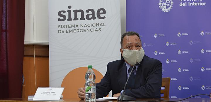 Director Nacional del Sinae, Cnel (R) Mag. Sergio Rico