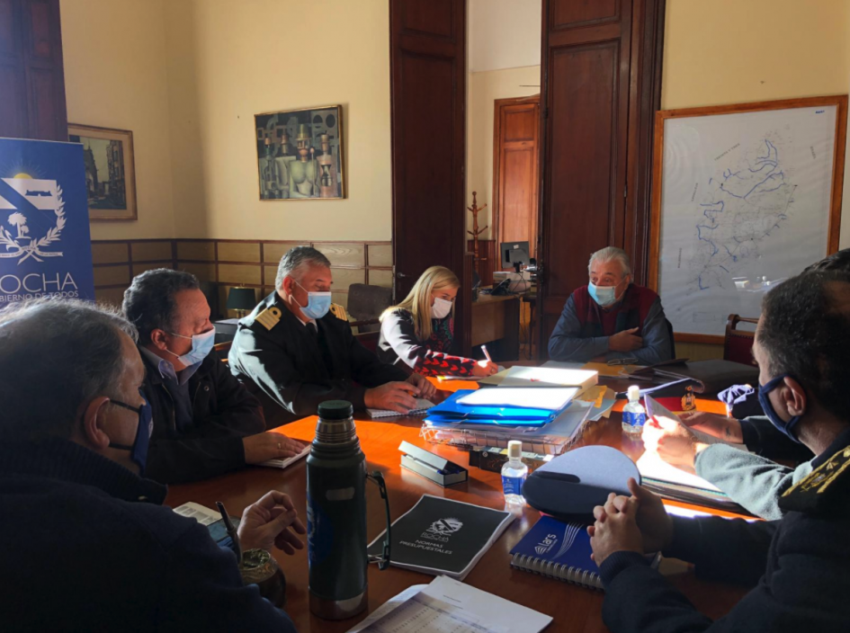 Reunión con el Intendente de Rocha. Reunión con el Intendente de Rocha.
