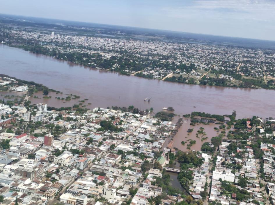 Salto el 27 de octubre - Foto: Dirección Nacional de Emergencias Salto el 27 de octubre - Foto: Dirección Nacional de Emergencias