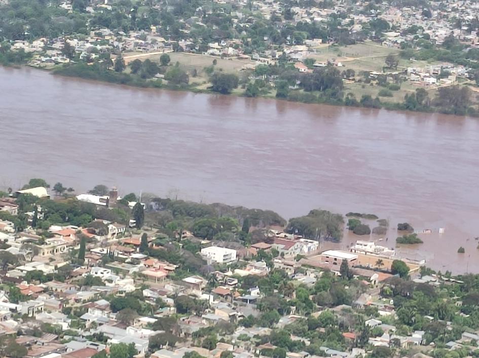 Salto el 27 de octubre - Foto: Dirección Nacional de Emergencias Salto el 27 de octubre - Foto: Dirección Nacional de Emergencias