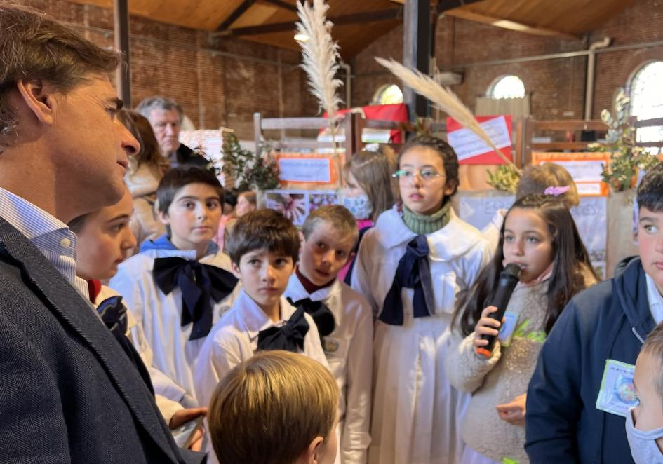 El presidente en los festejos por el Día de la Educación Rural /Fuente: Twitter presidente)