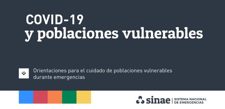 COVID-19 y poblaciones vulnerables COVID-19 y poblaciones vulnerables