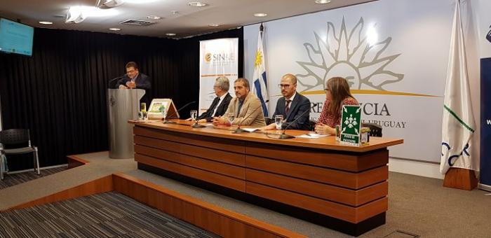 Cierre del proyecto FAO - SINAE Autoridades presentando el cierre del proyecto