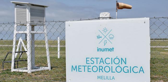 Fotografía de estación meteorológica de Inumet