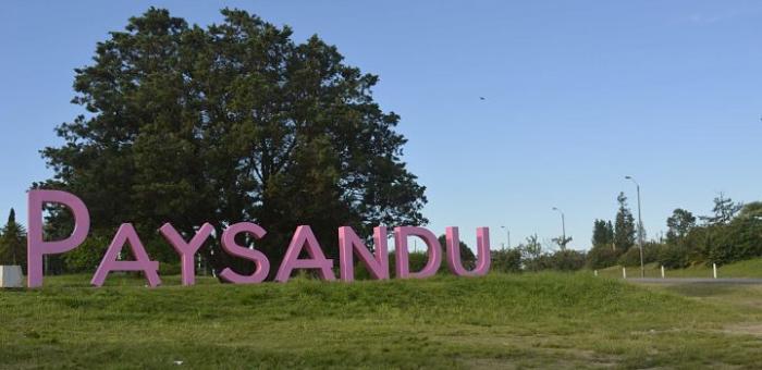 Realojo de familias que habitaban zonas inundables Cartel de la ciudad de Paysandú