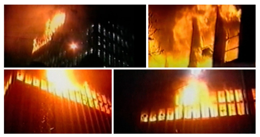 Imágenes Incendio Palacio de la Luz